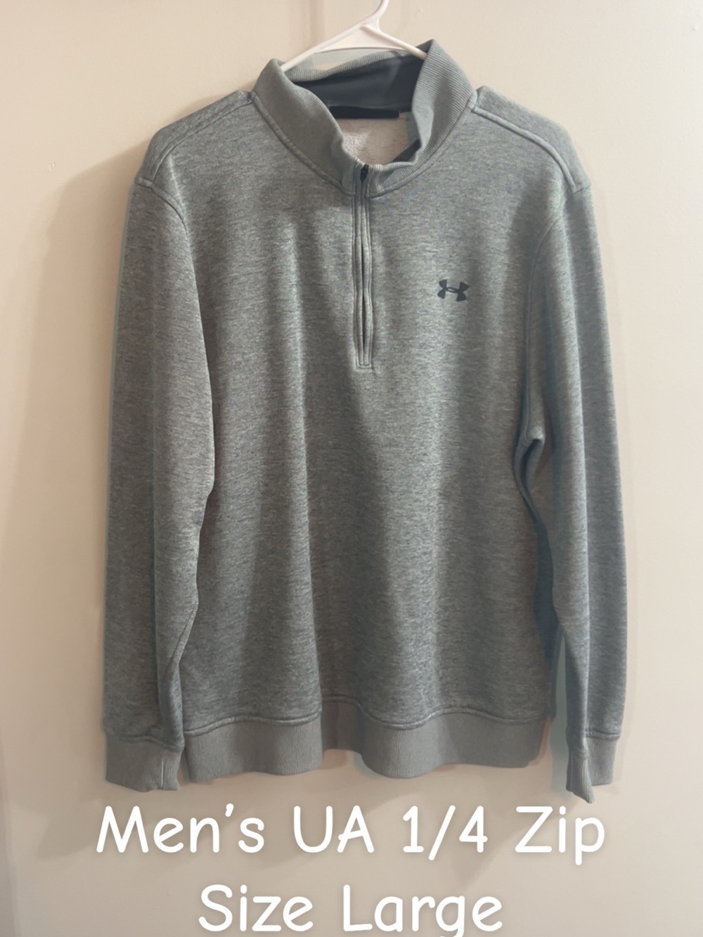 Under Armour Men’s Gray 1/4-Zip Sweater